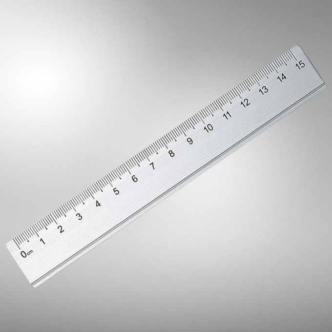 アルミ定規15cm