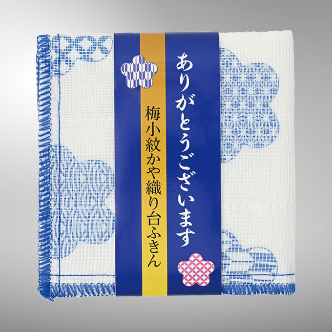 梅小紋かや織りふきん