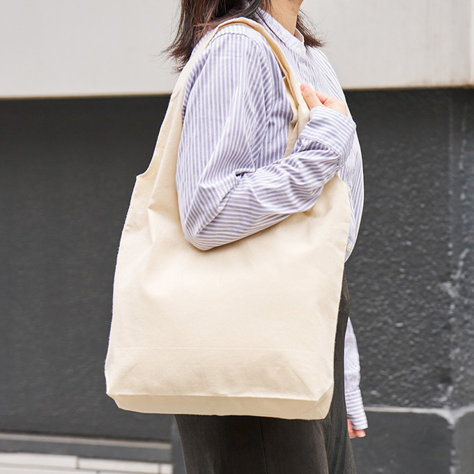 コットンショルダーハンドルトート・M