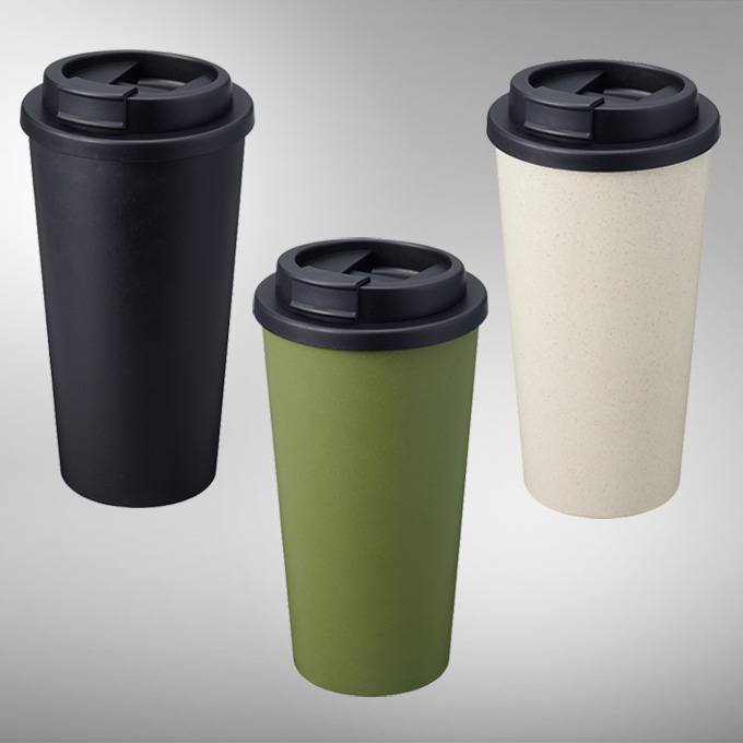 Wタンブラー480ml(バンブー配合)