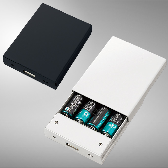 乾電池式モバイルチャージャーワイド