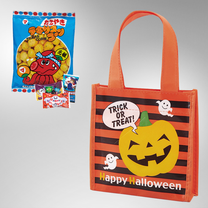 ハロウィントートお菓子入
