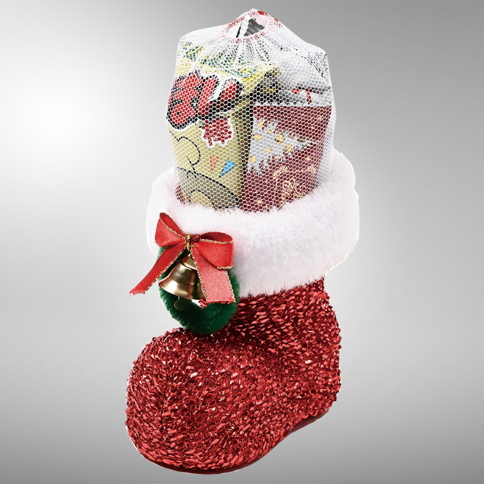 クリスマスラメブーツ小