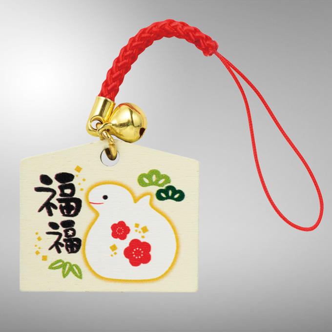 おみくじ付き 福福ミニ絵馬・干支