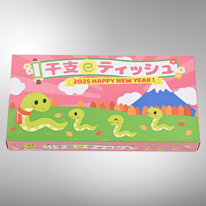 干支BOXティッシュ